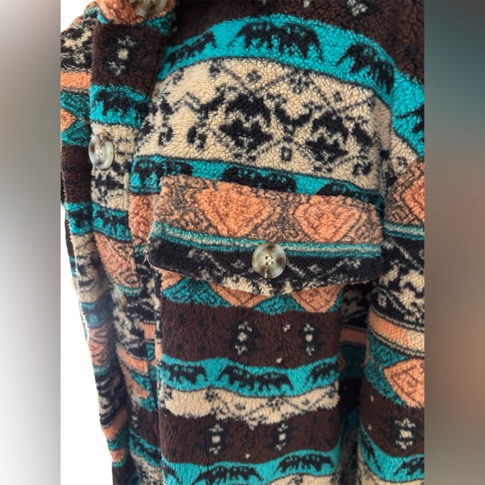 Patterned Women's Jacket - Multicolor - image 4